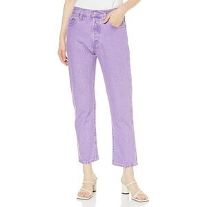 Levi's Fresh 501 Original Cropped Purple Women's Jeans Size 29x28 NWT